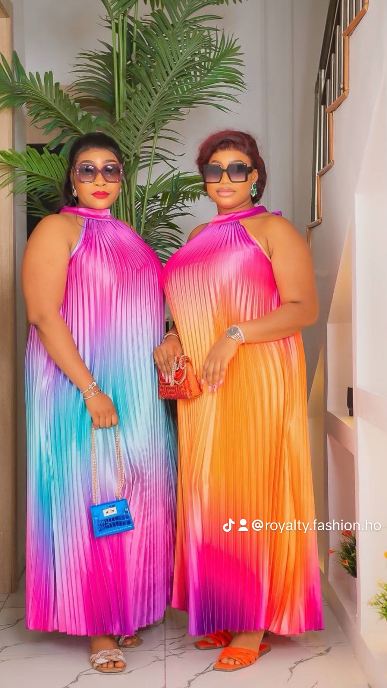 Simi Dress pink/Orange