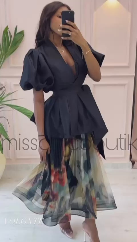 Victoria skirt set (Black)